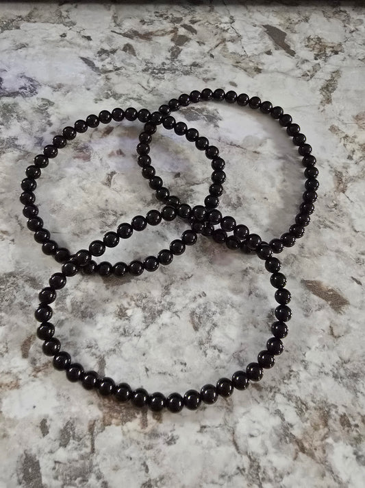 Obsidian Bracelet 4mm