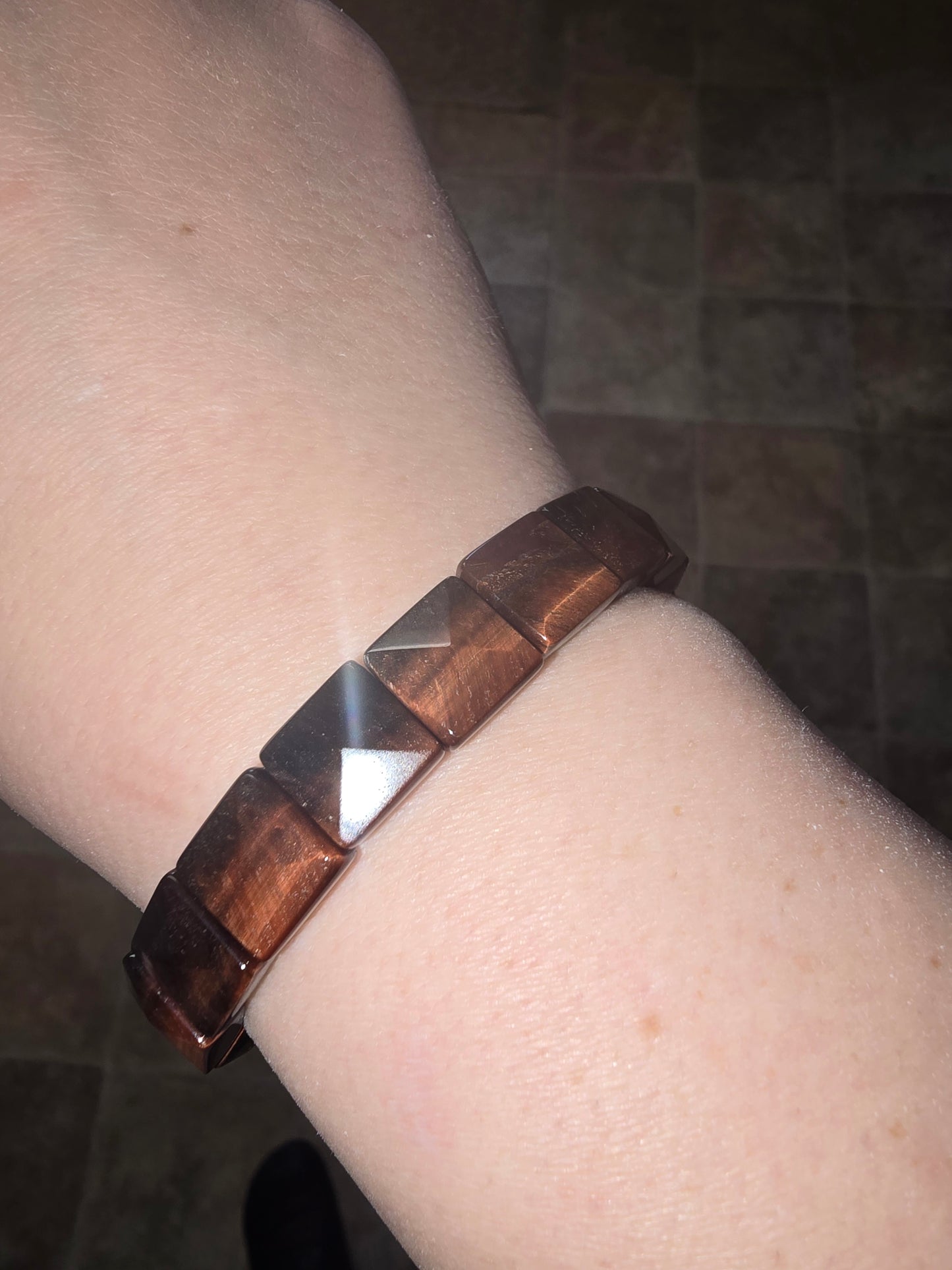 Red Tiger's Eye Bracelet