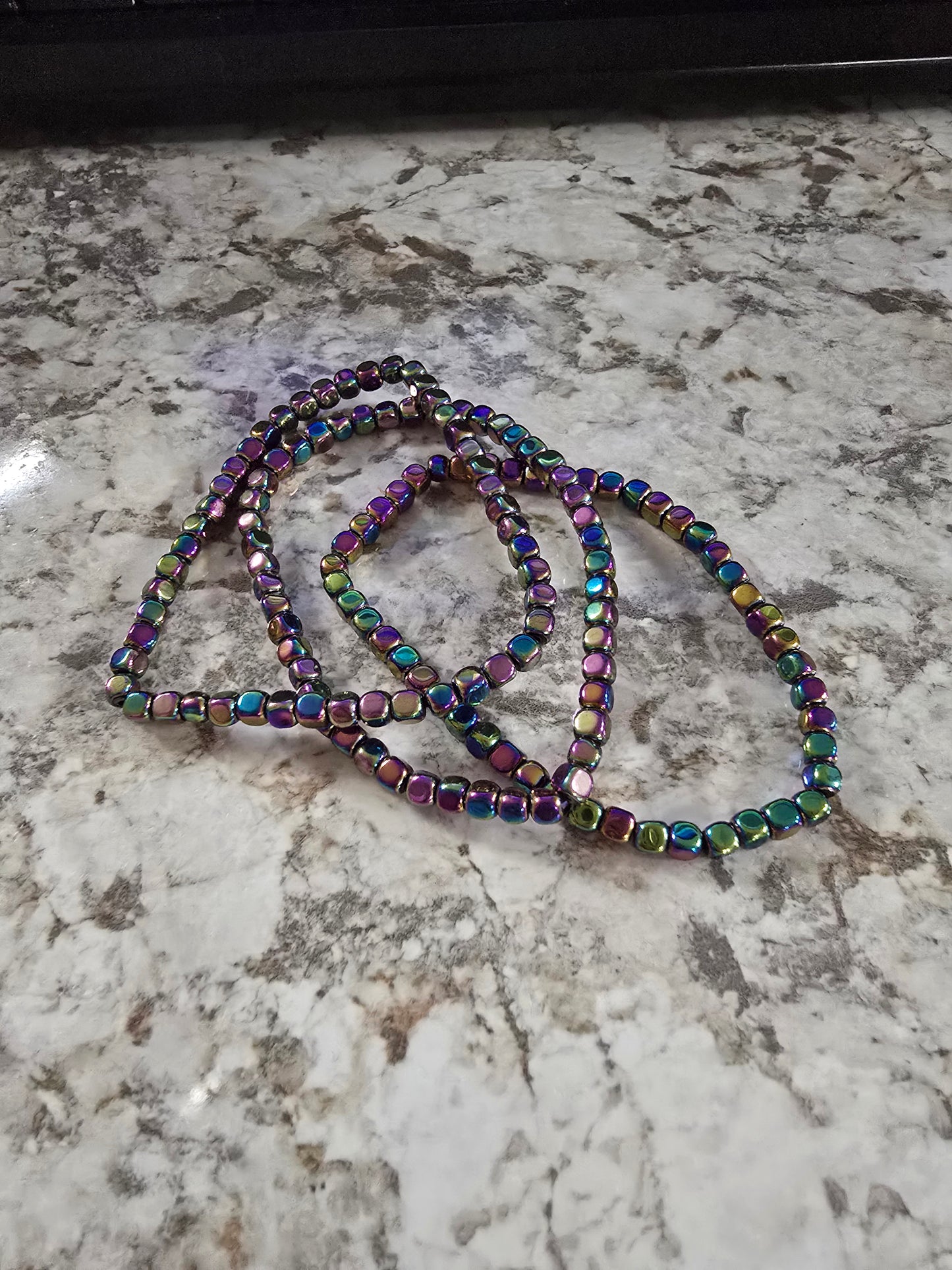 Rainbow Hematite Bracelet