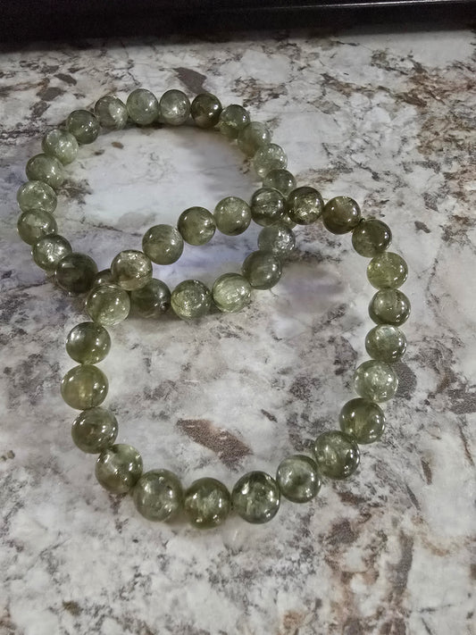 Green Lepidolite Bracelet 8mm
