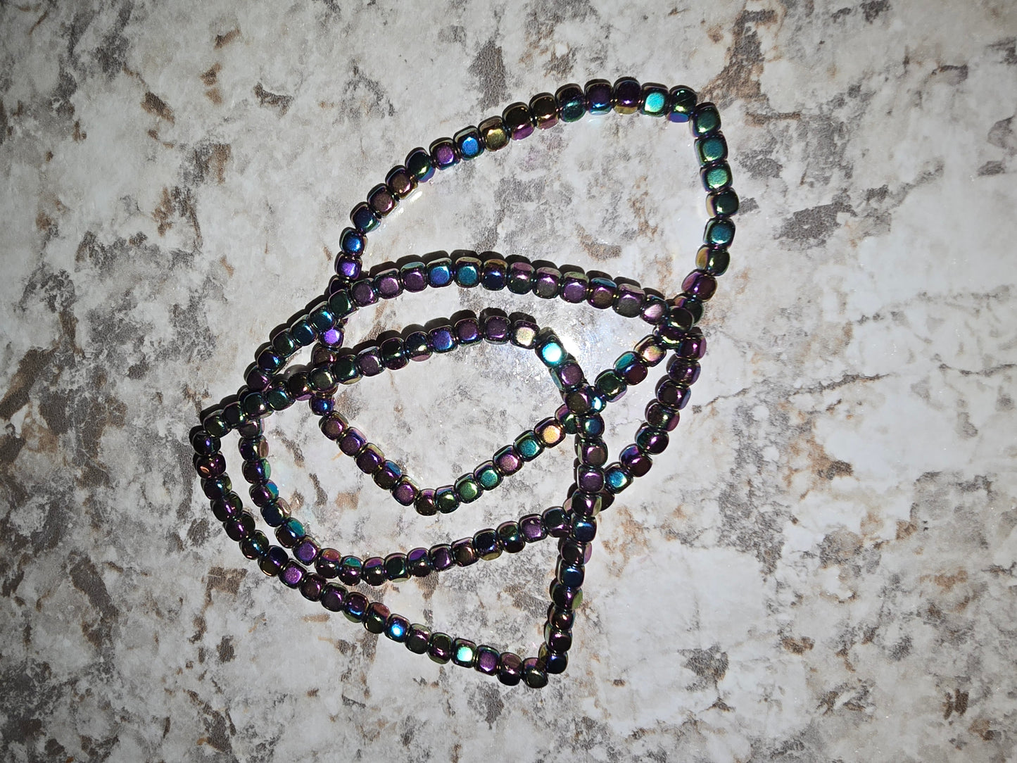 Rainbow Hematite Bracelet
