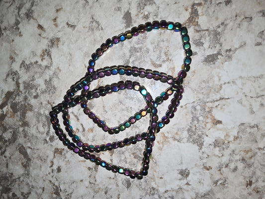 Rainbow Hematite Bracelet