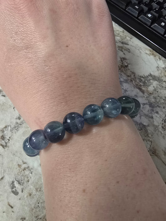 Blue/Green Fluorite Bracelet