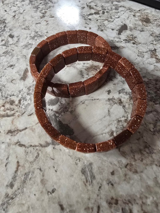 Gold Sandstone Bracelet