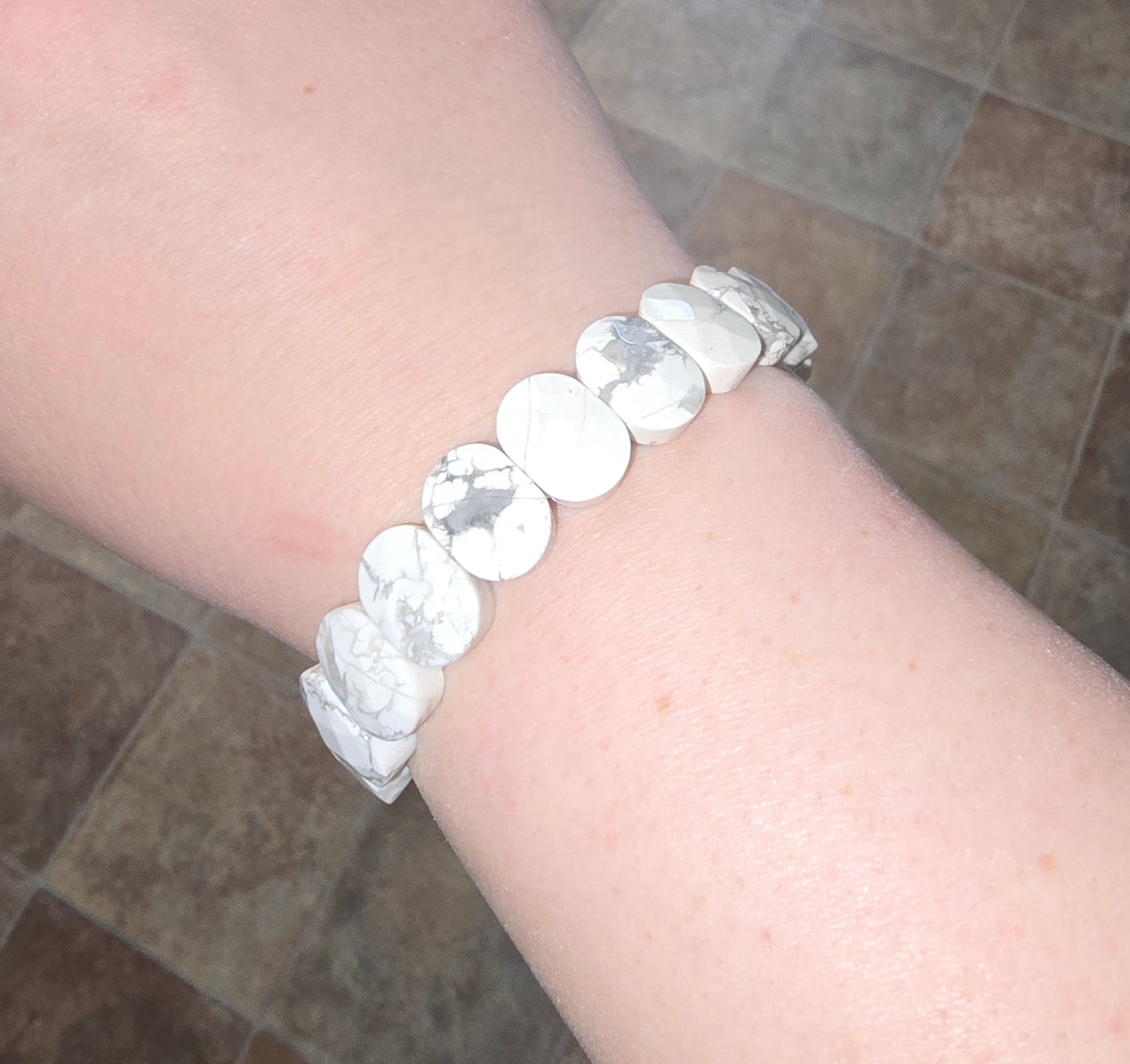 Chunky Howlite Bracelet