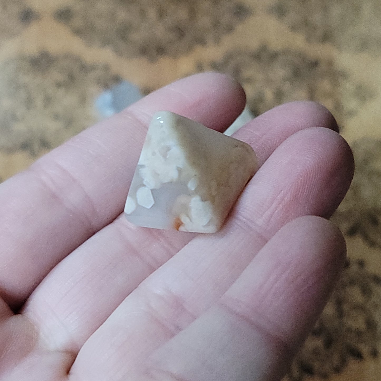 Flower Agate Mini Pyramids