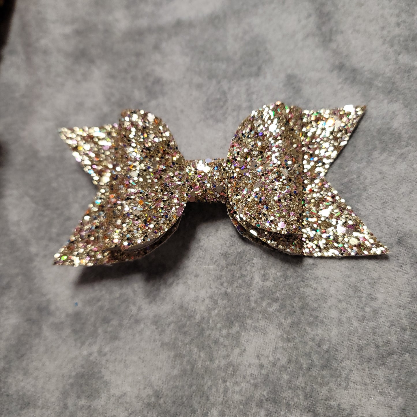Gold Multicolor Hairbow
