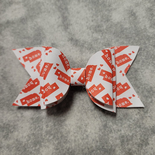 Nebraska is Home Hairbow