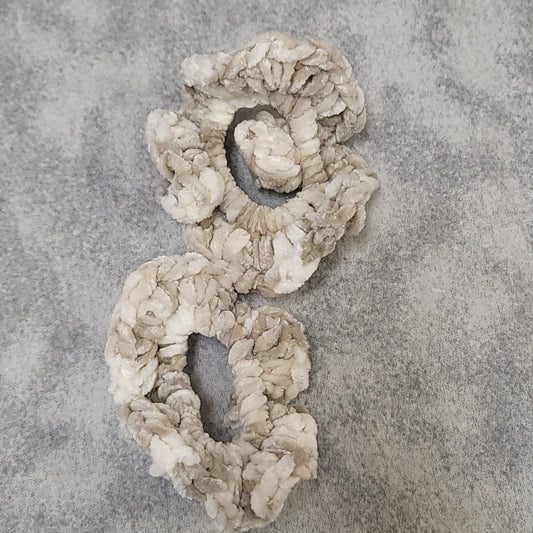 Cream Color Velvet Scrunchie