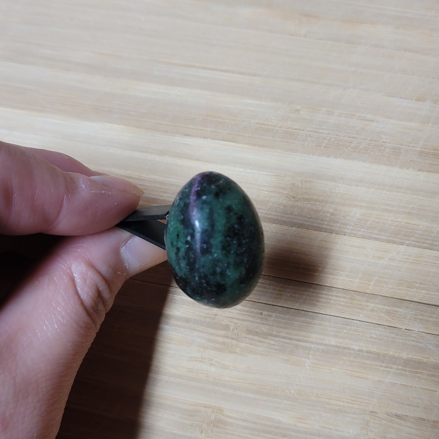 Ruby & Zoisite Car Clip