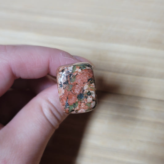 Unakite Car Clip