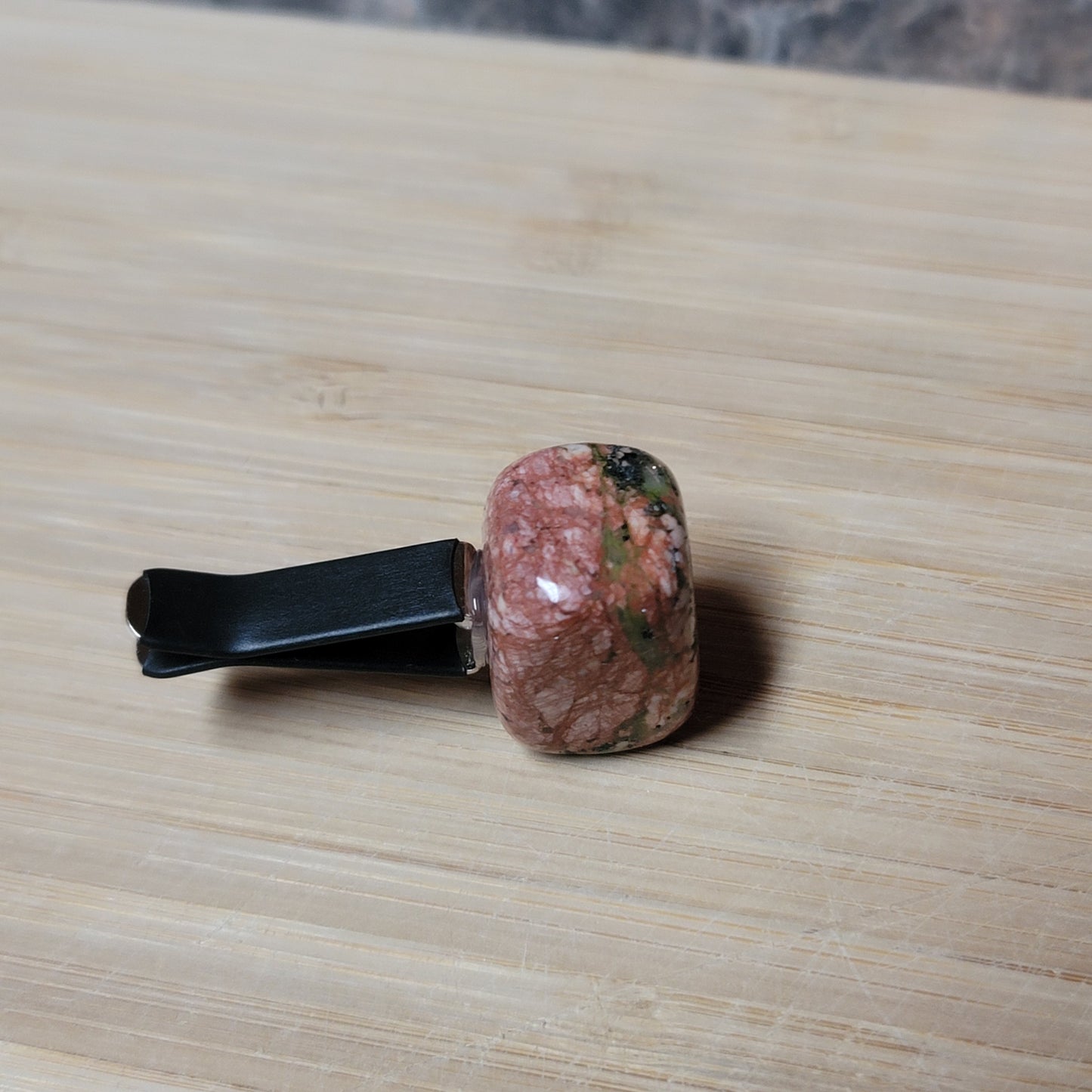 Unakite Car Clip