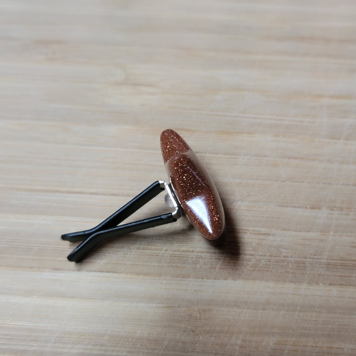 Gold Sandstone Star Car Clip