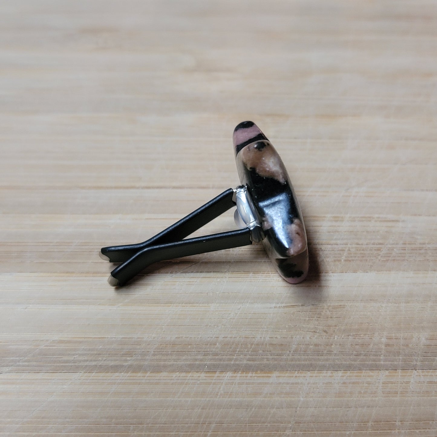 Rhodonite Star Car Clip