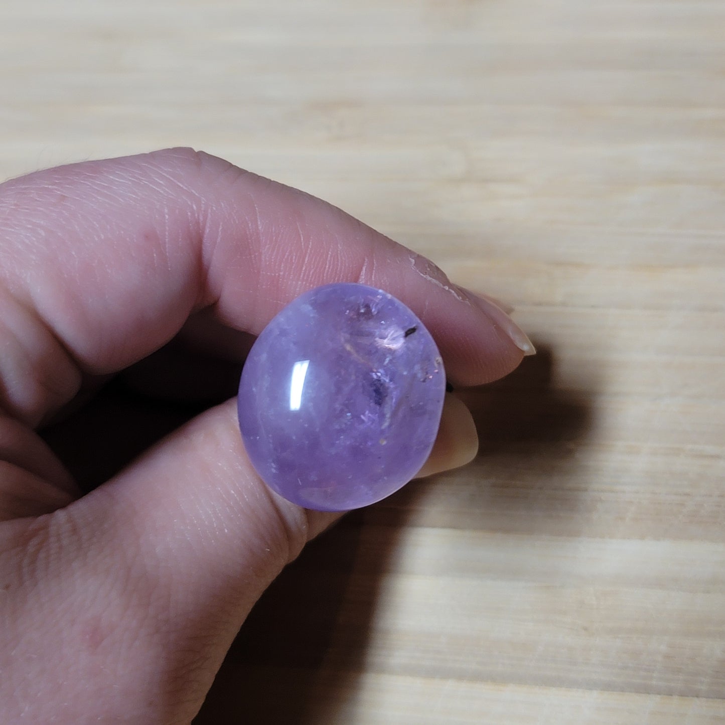 Polished Amethyst Car Clip