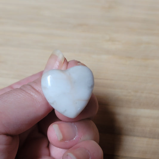 Agate Heart Car Clip