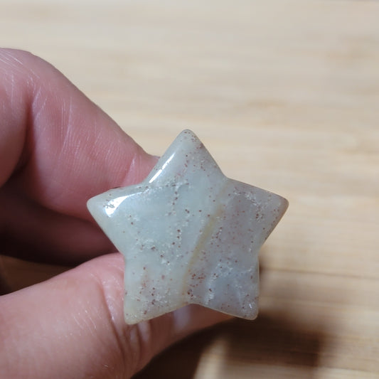Agate Star Car Clip