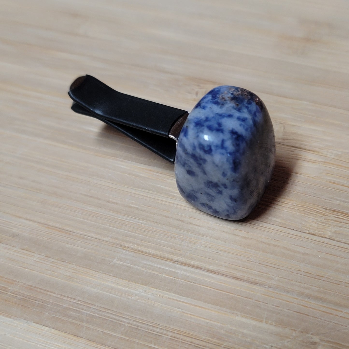 Blue Spot Jasper Car Clip