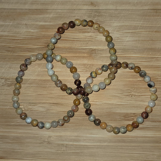 Crazy Lace Agate Bracelet
