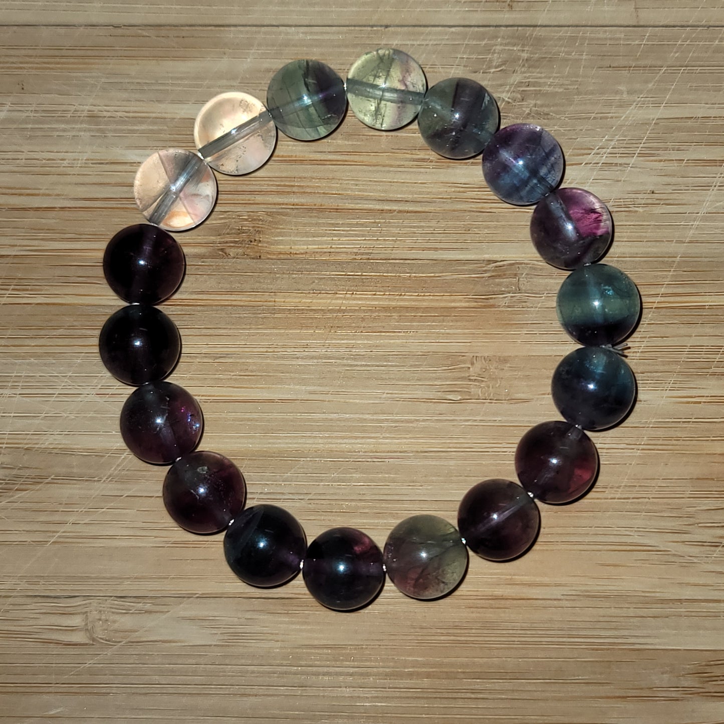 Chunky Flourite Bracelet
