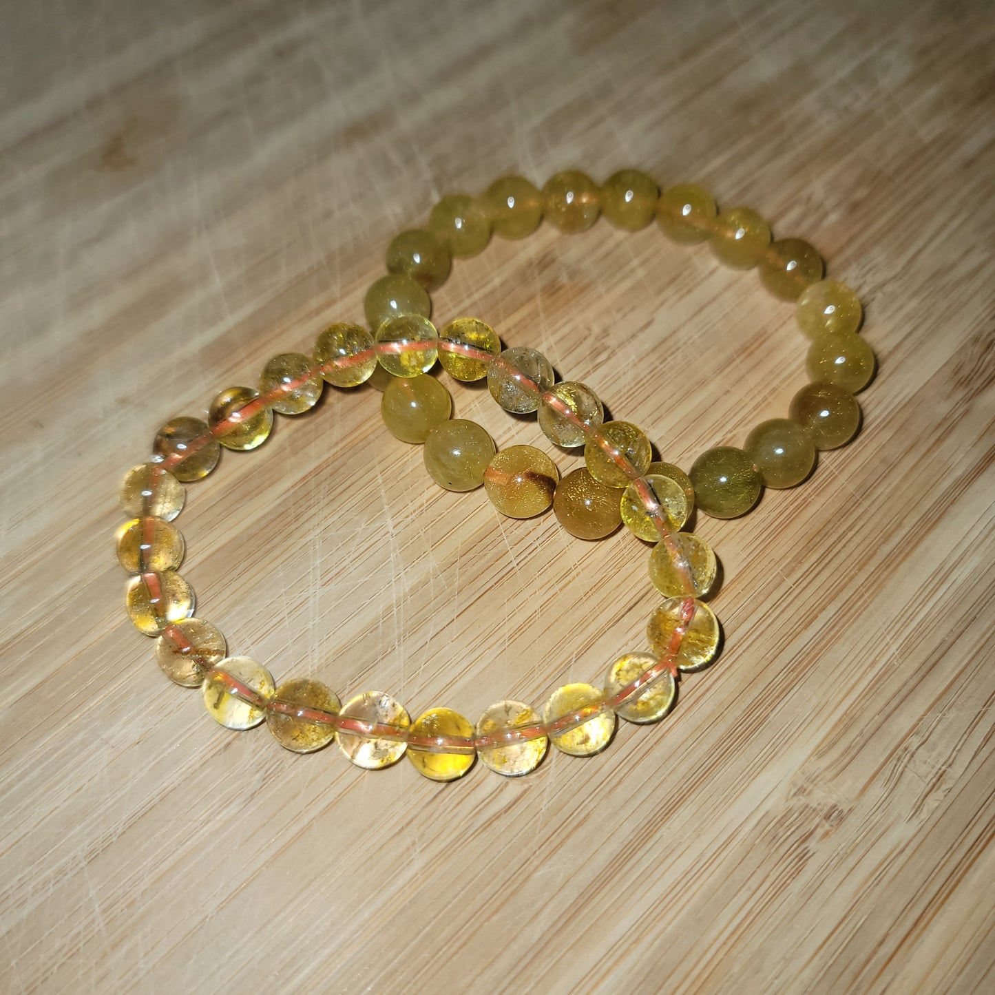 Gold Rutilated Quartz Bracelet