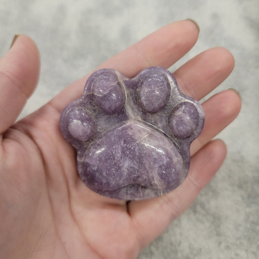 Lepidolite Pawprint