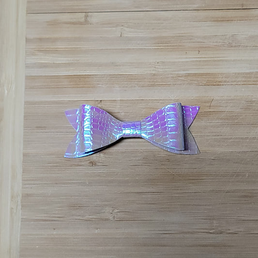 Purple Iridescent Mini Bow