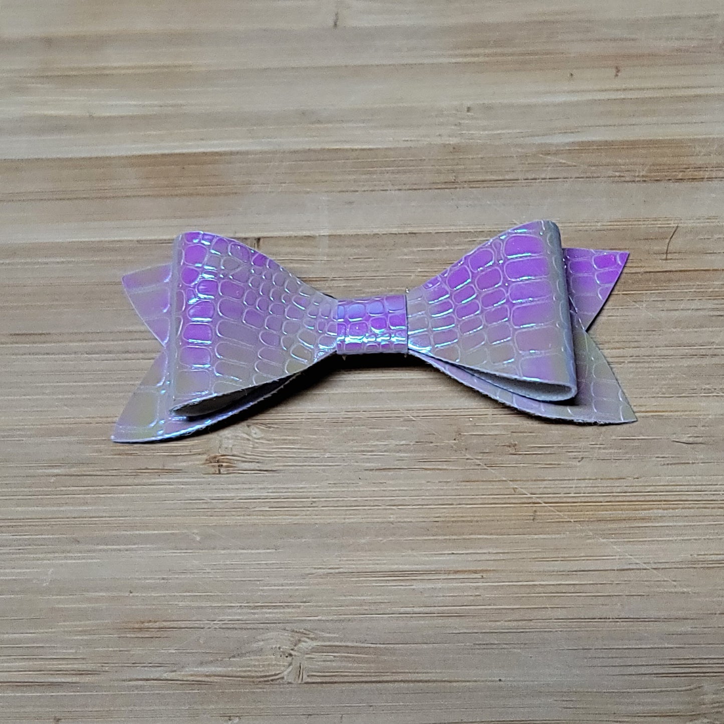 Purple Iridescent Mini Bow