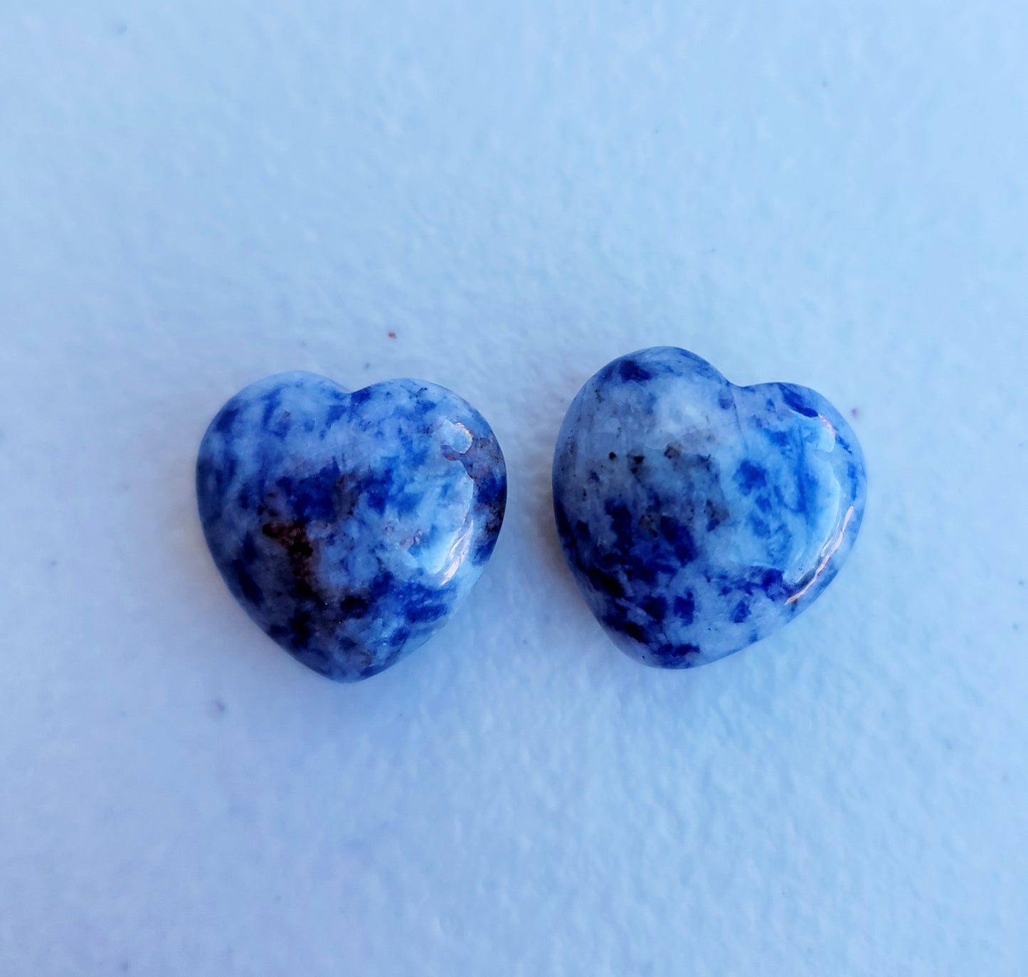 Blue Spot Jasper Mini Heart