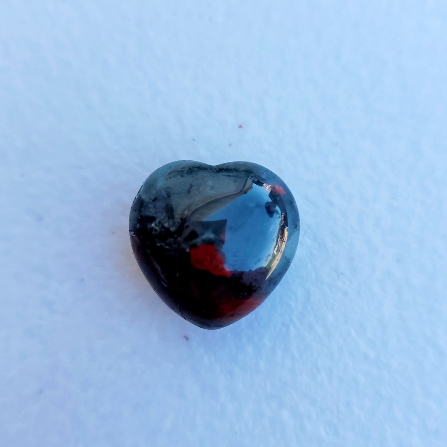Bloodstone Mini Heart