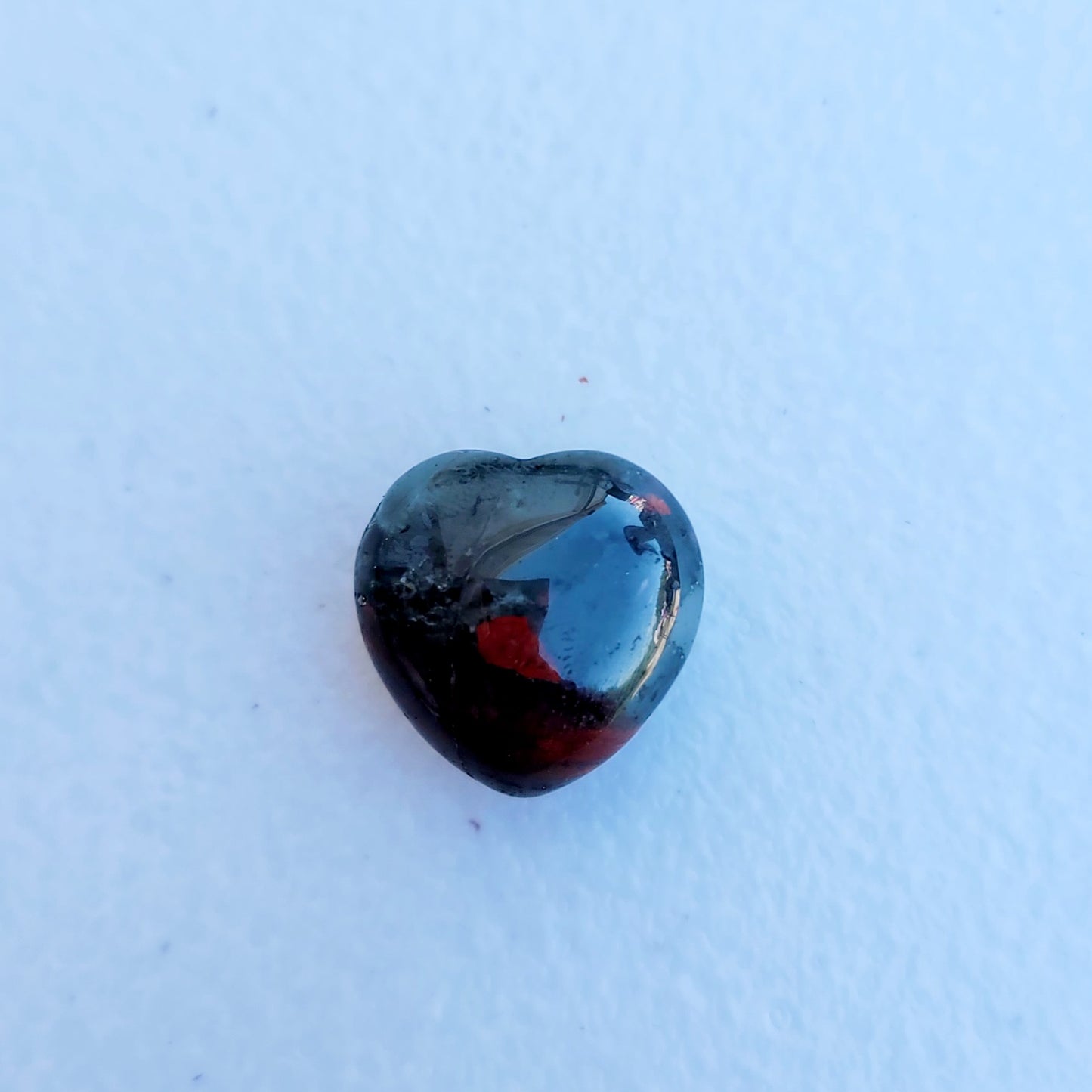 Bloodstone Mini Heart