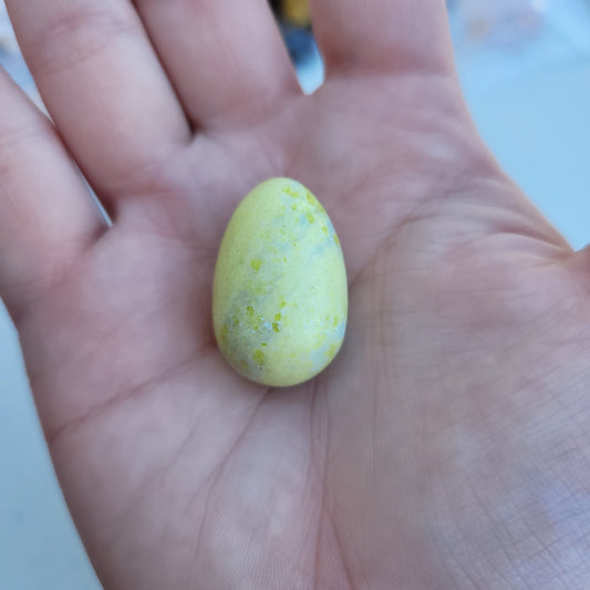 Yellow Jade Mini Egg