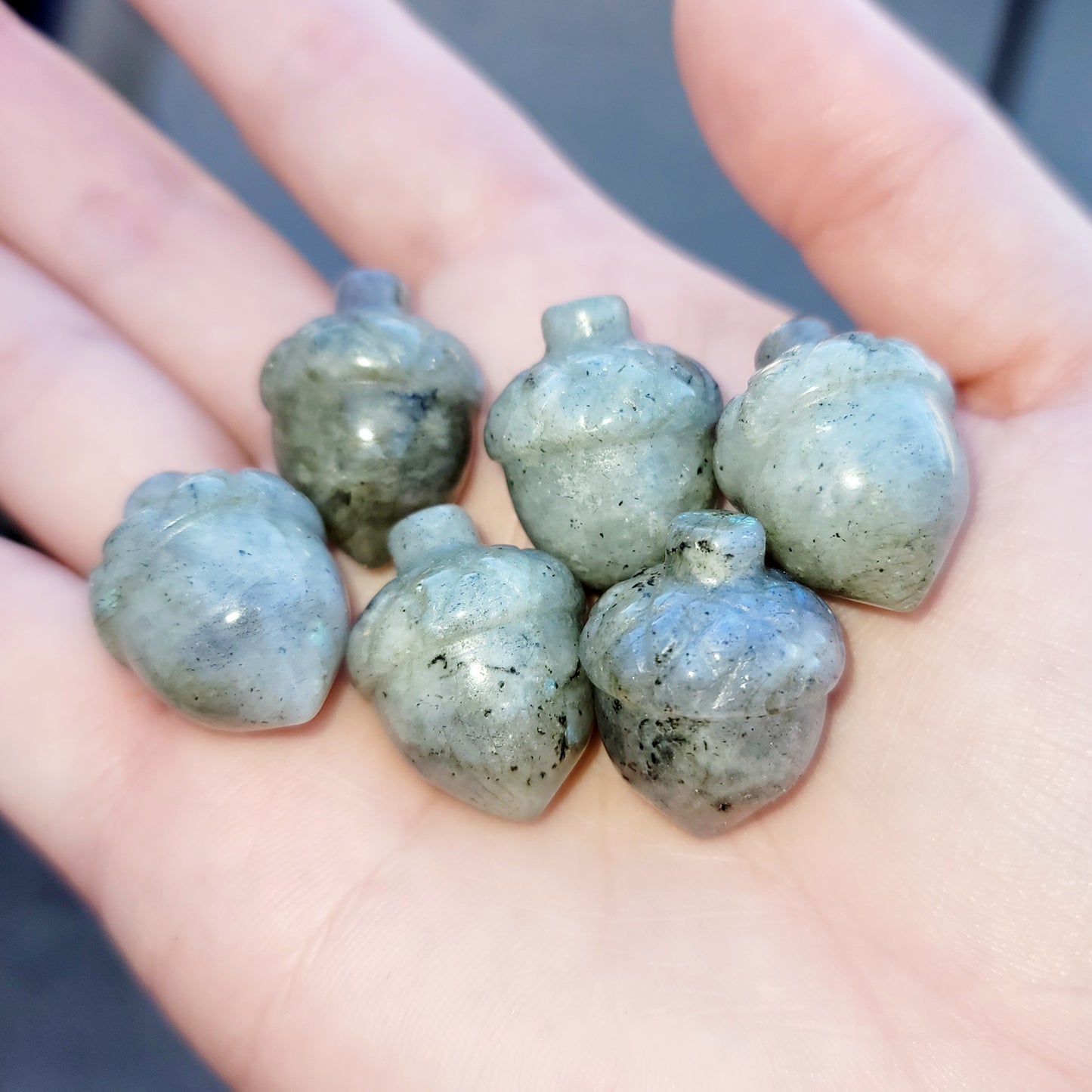 Labradorite Mini Acorns