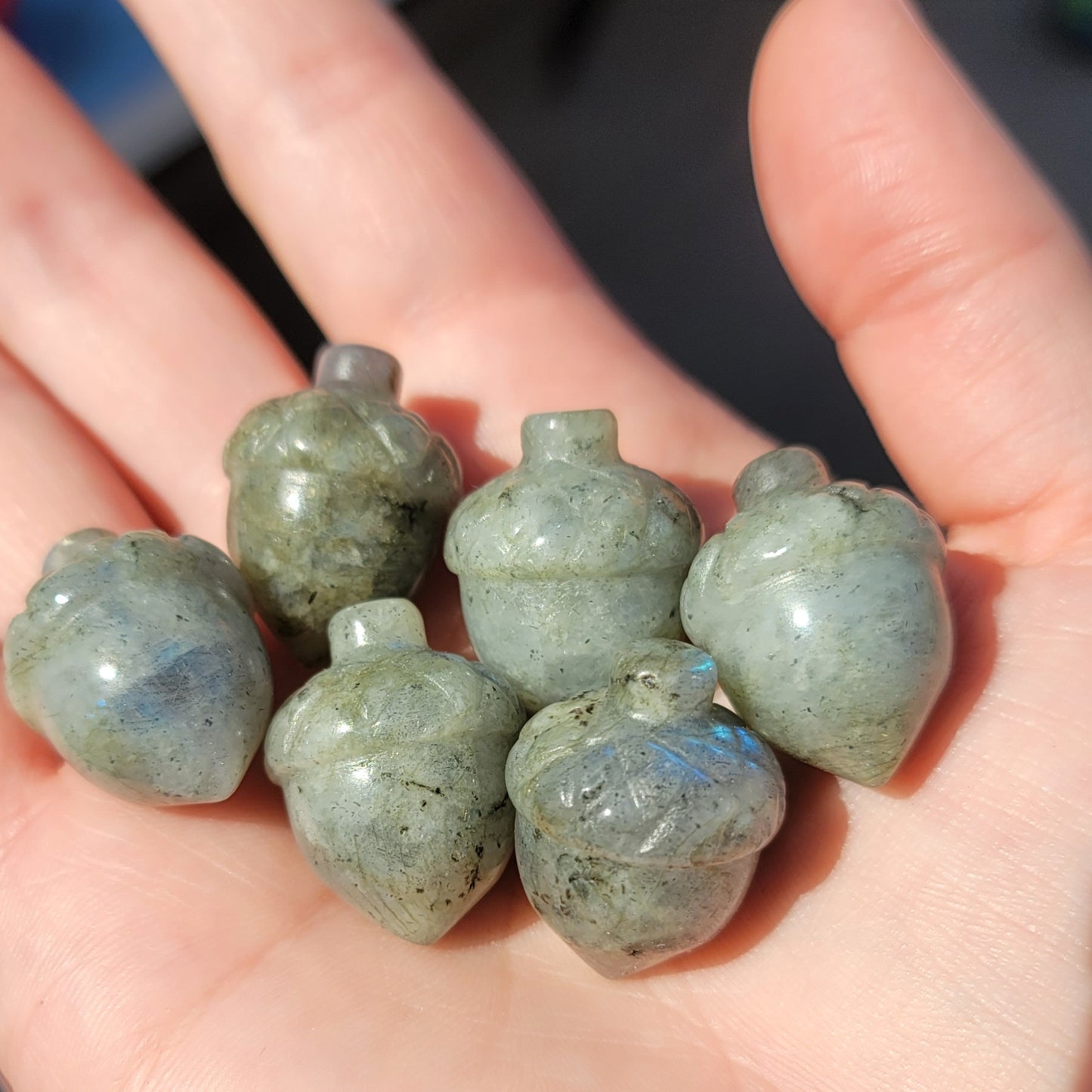 Labradorite Mini Acorns