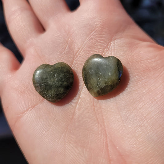 Labradorite Mini Heart