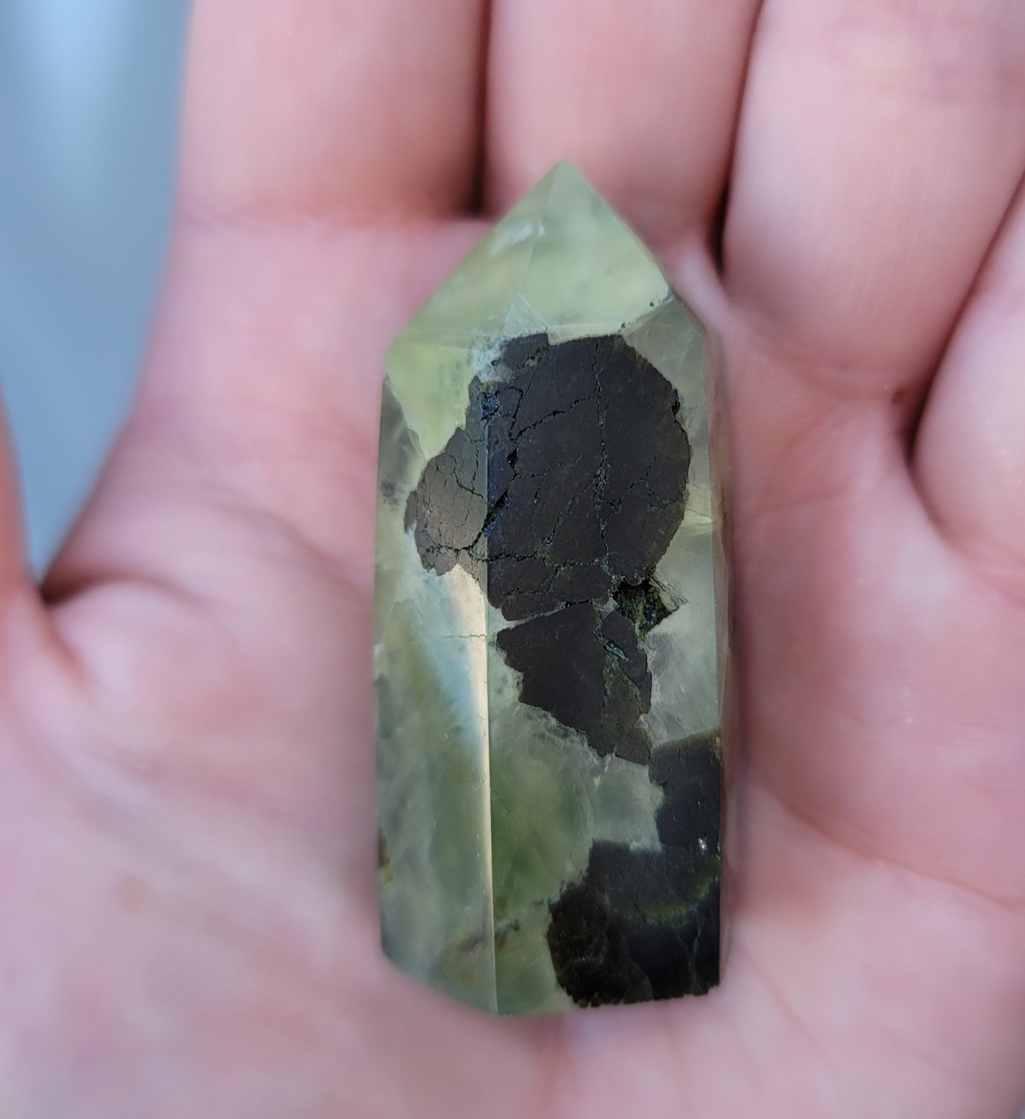 Prehnite Small Tower