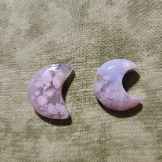 Flower Agate Moon