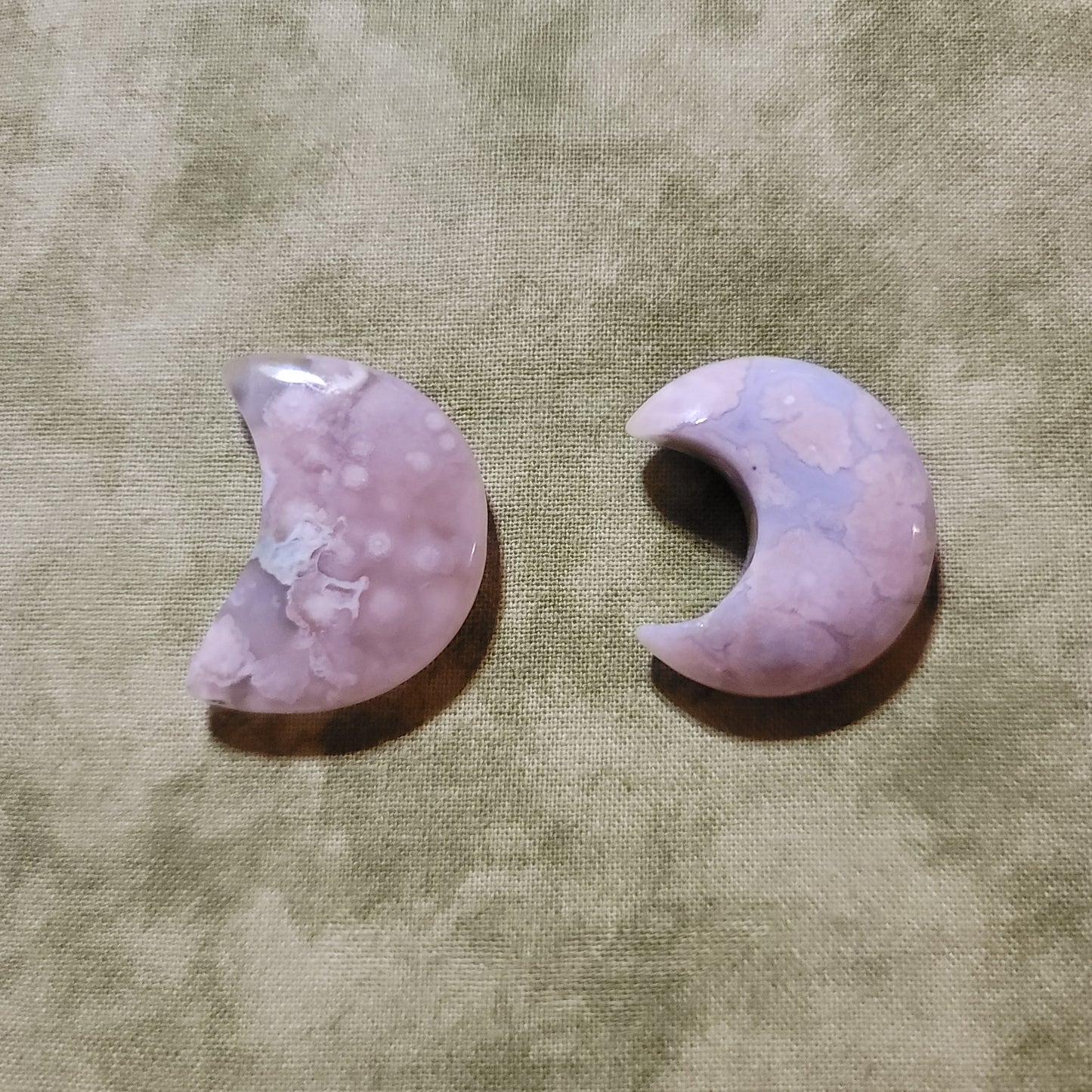 Flower Agate Moon