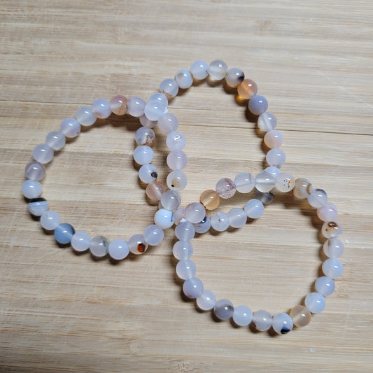White Agate Bracelet