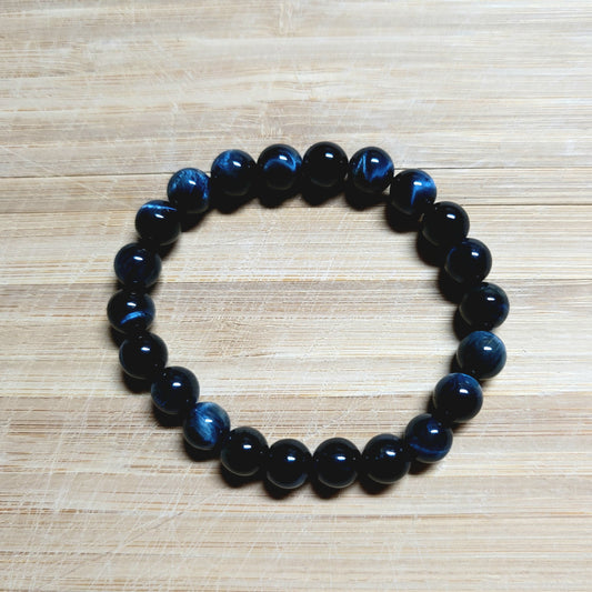 Blue Tiger's Eye Bracelet