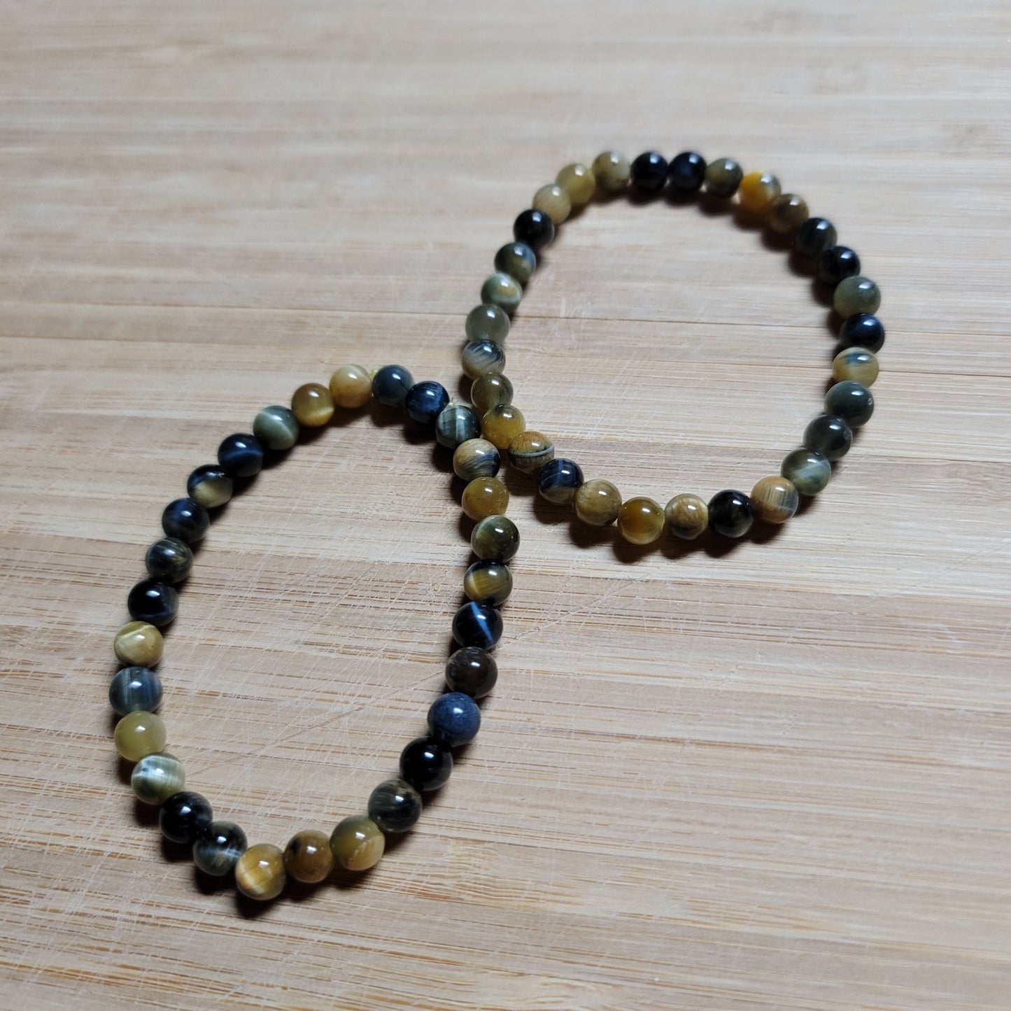 Blue & Yellow Tiger's Eye Bracelet