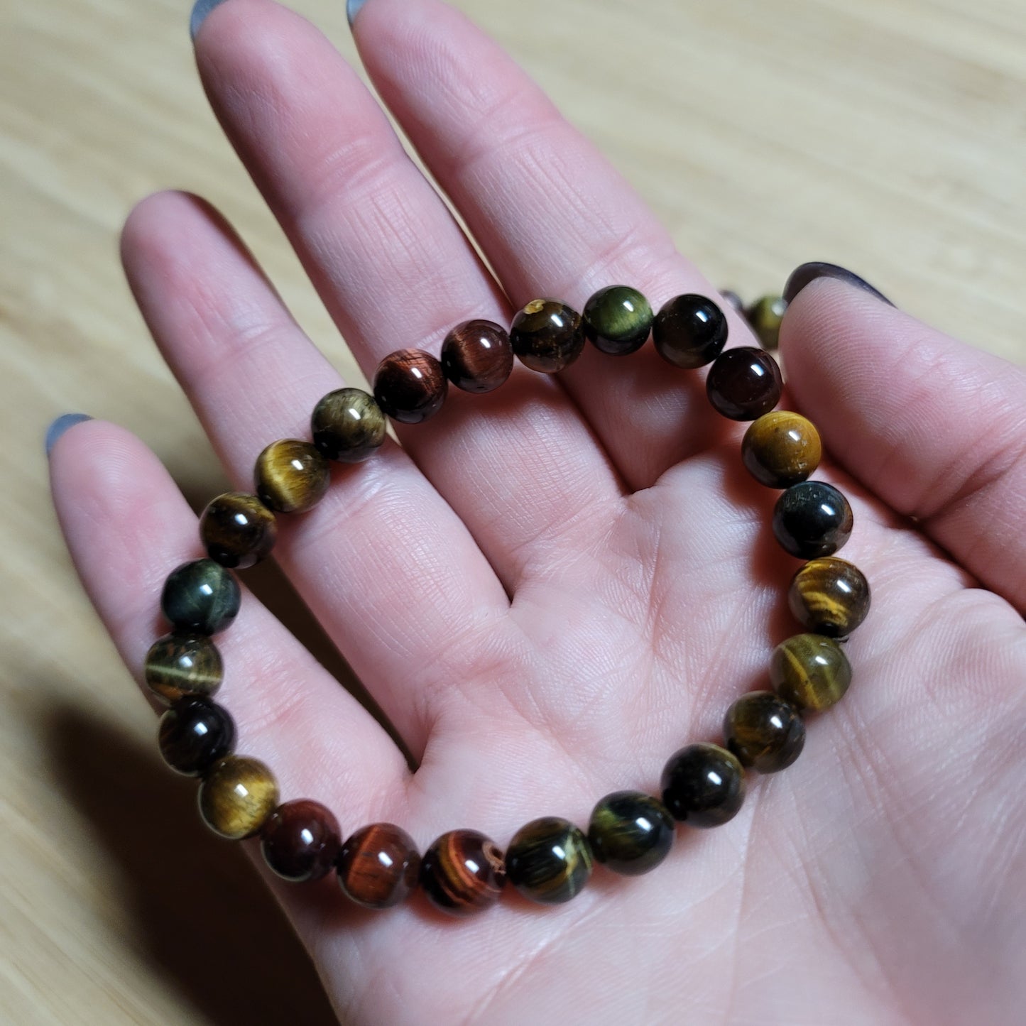 Rainbow Tiger's Eye Bracelet