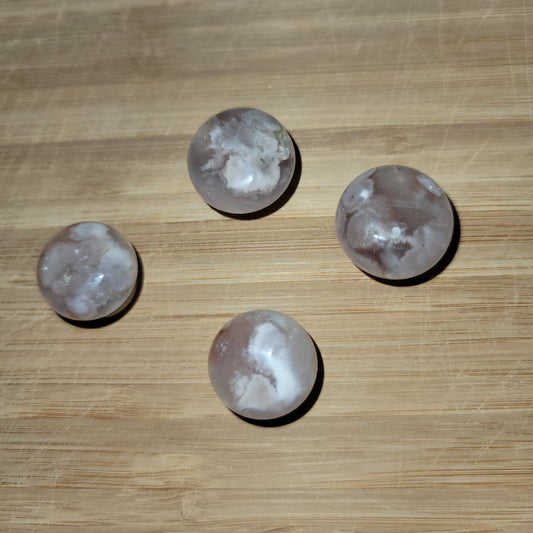 Chunky Small Flower Agate Mushroom
