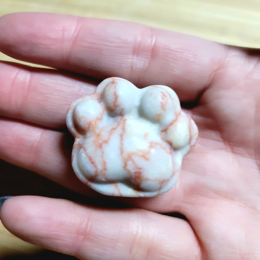 Red Network Jasper Small Pawprint