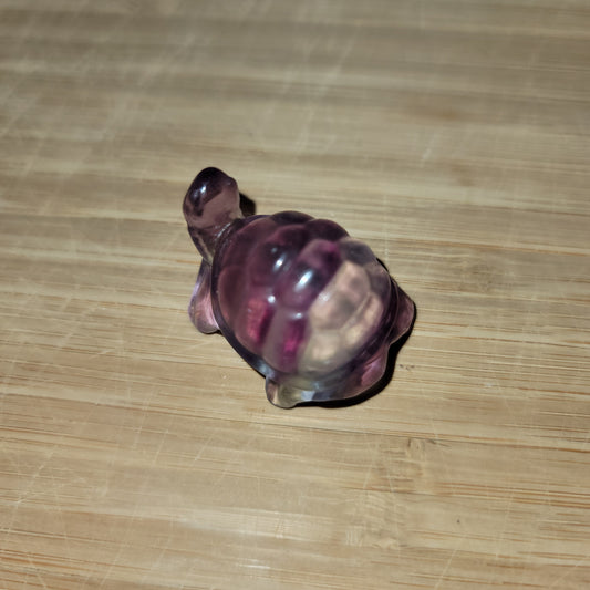 Rainbow Fluorite Small Turtle