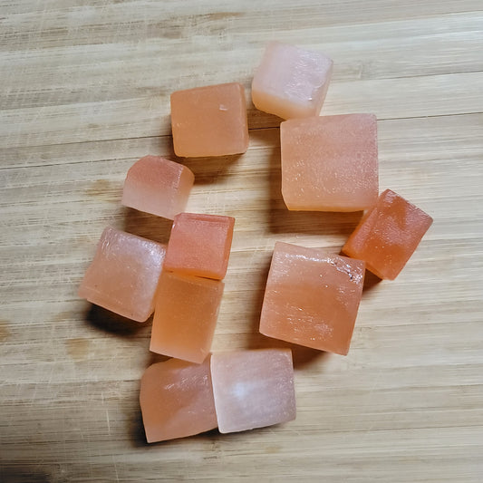 Orange Selenite Cubes