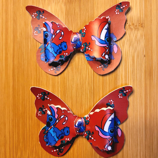 Medium Stitch Holiday Butterfly Bow