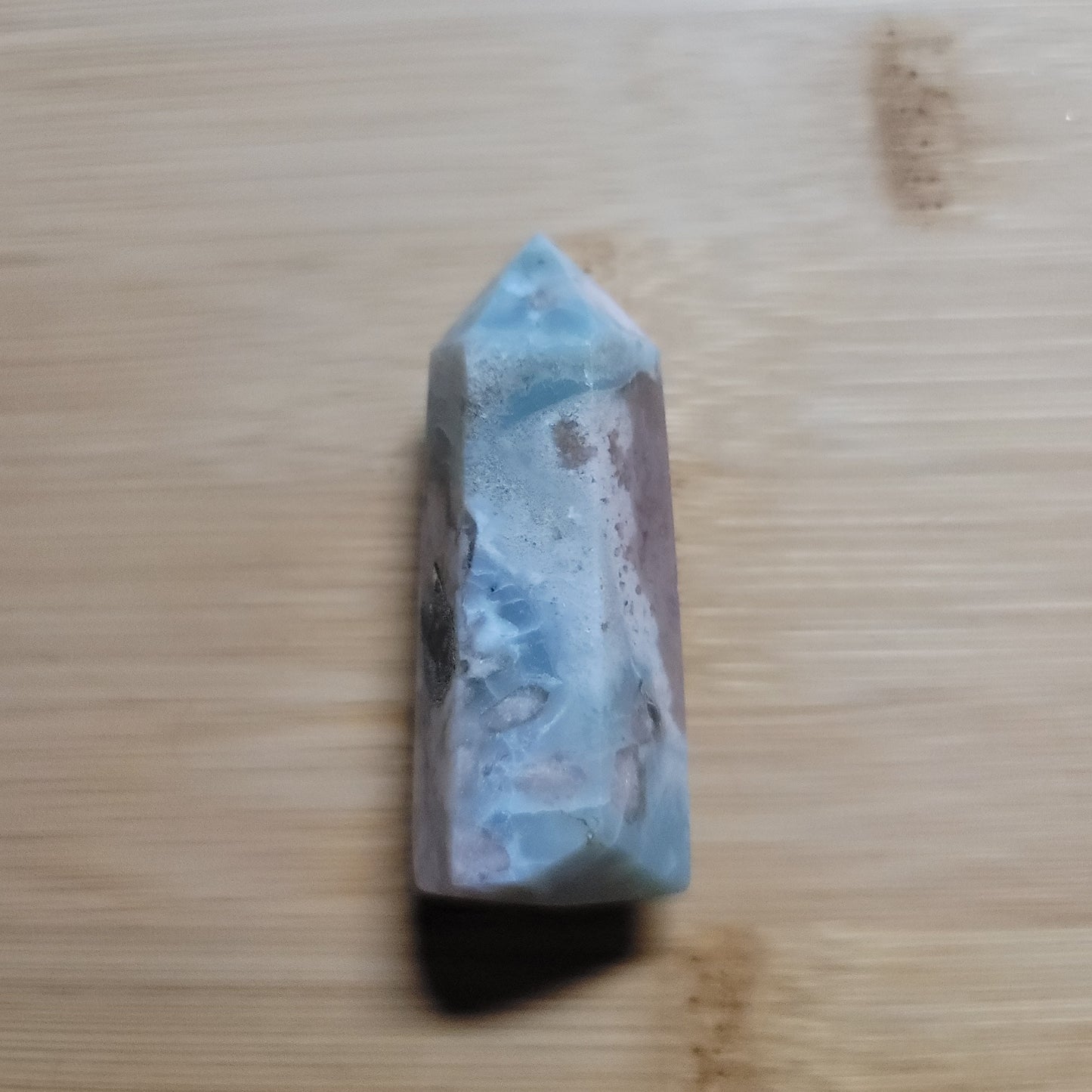 Green Flower Agate Tower