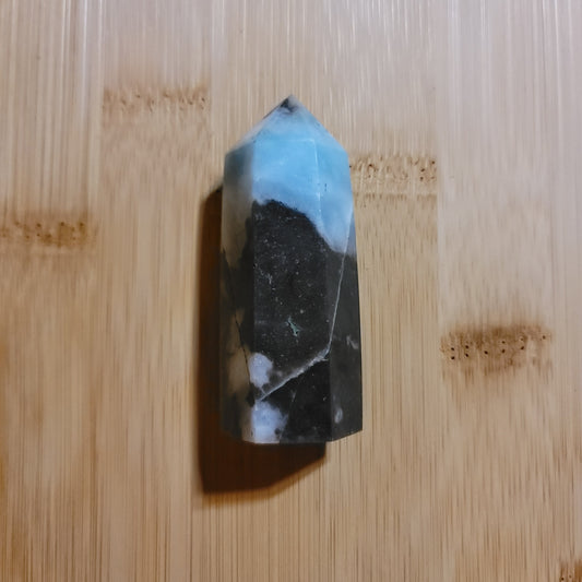 Amazonite & Smoky Quartz Tower