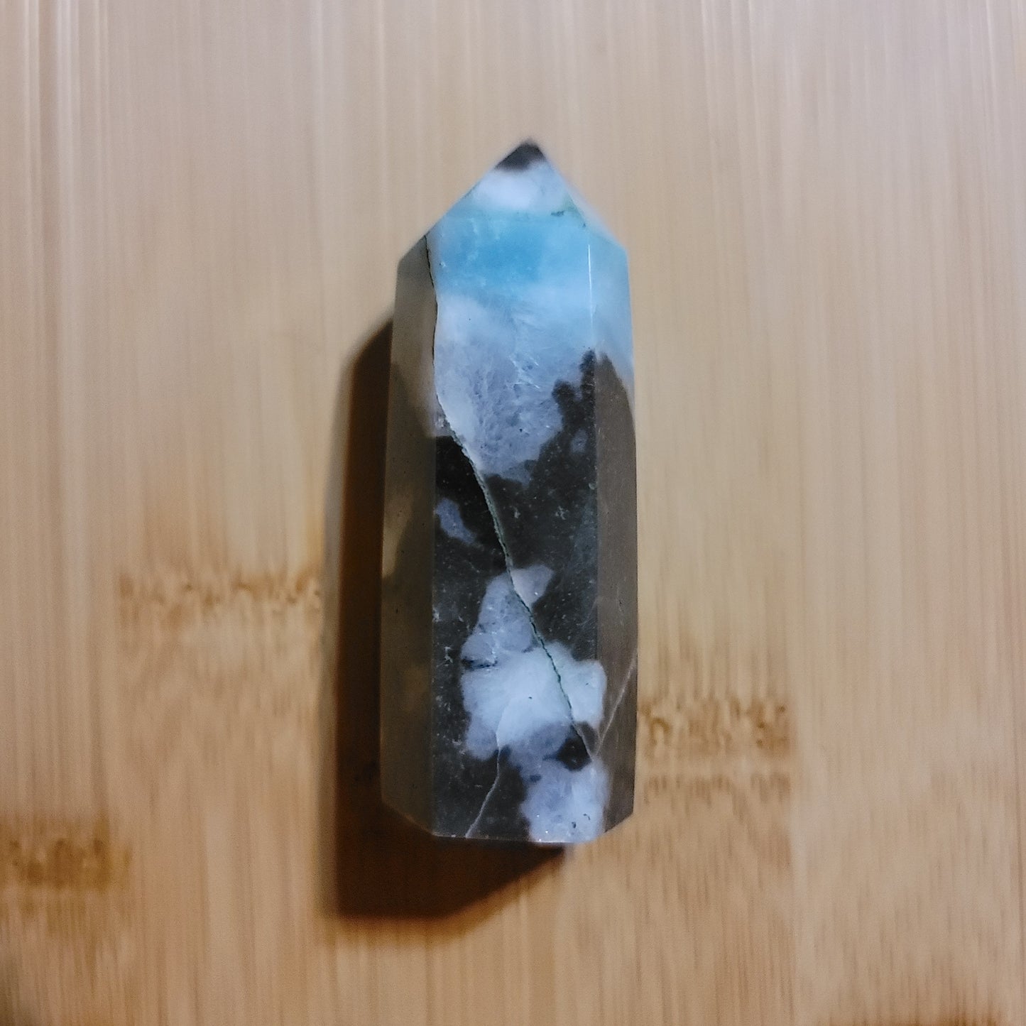 Amazonite & Smoky Quartz Tower